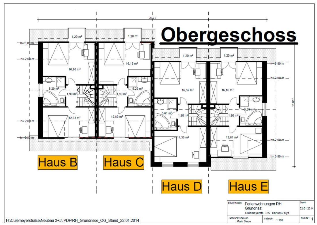 Giebelreihenhaus Dora - Sylt,