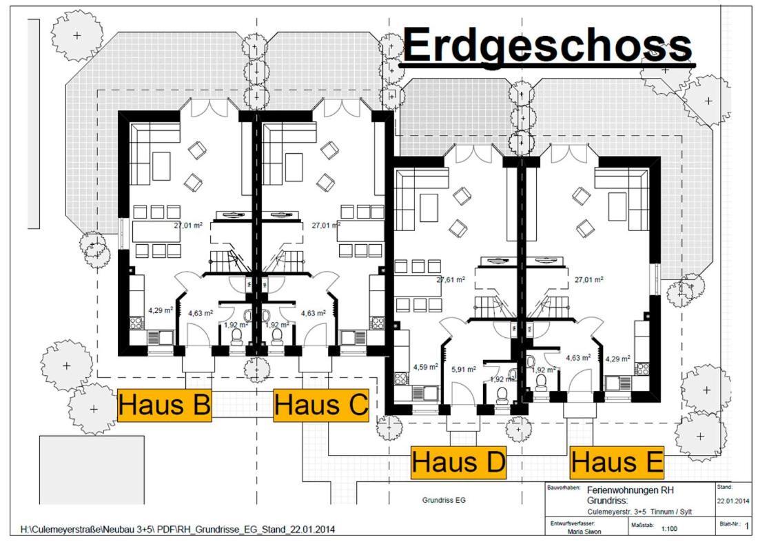 Giebelreihenhaus Dora - Sylt, Ferienhaus